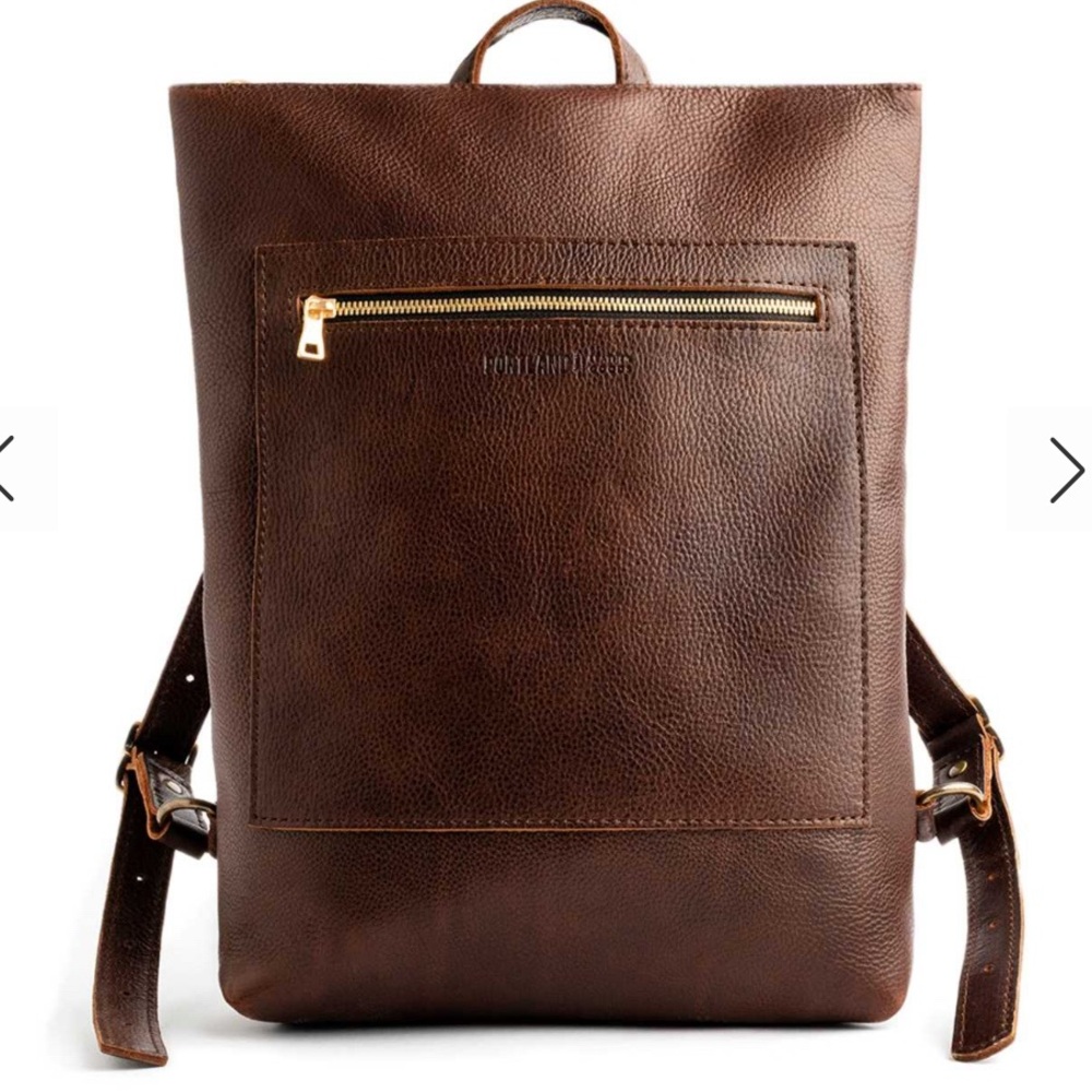 Portland Leather Laptop Backpack